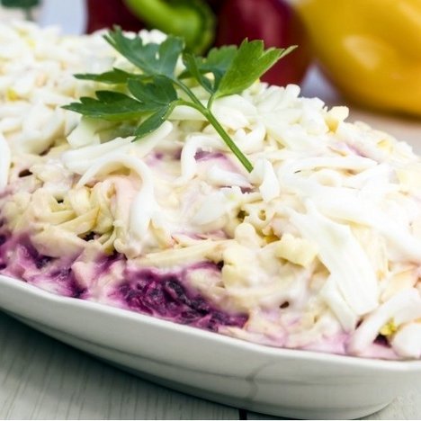 Síld í kápu. Aðsend mynd.