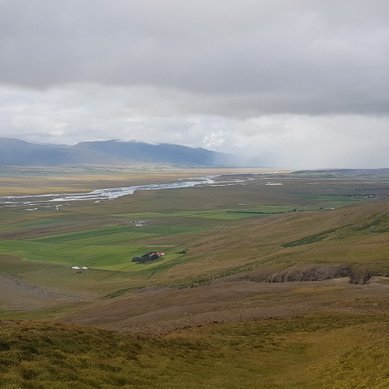 Horft yfir Eylendið af Glóðafeyki. Mynd: PF.