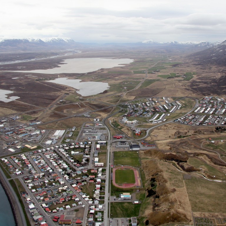 Skagafjörður séður úr lofti. Ljósm./BÞ