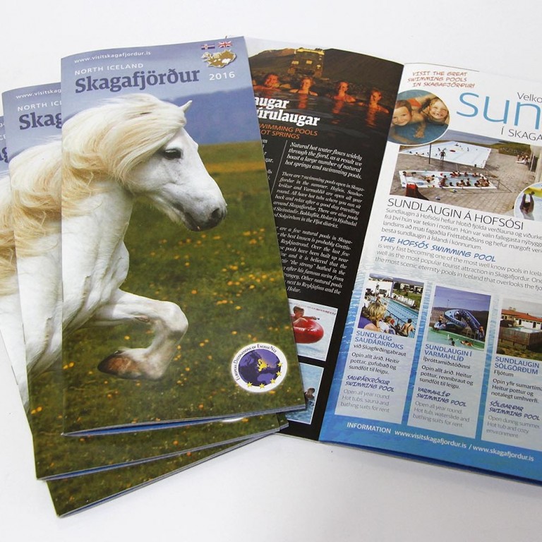 Sá grái prýðir enn forsíðu Skagafjarðarbæklingsins. Myndina tók snillingurinn Ragnar Th. Sigurðsson en síðan eru liðin mörg ár.