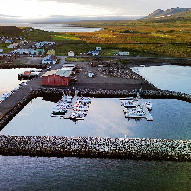 Skagastrandarhöfn. Mynd tekin af Facebook-síðu Skagastrandarhafnar