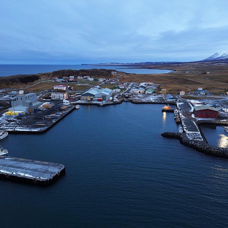 Séð yfir hluta Skagastrandarhafnar. MYND: ÁRNI GEIR