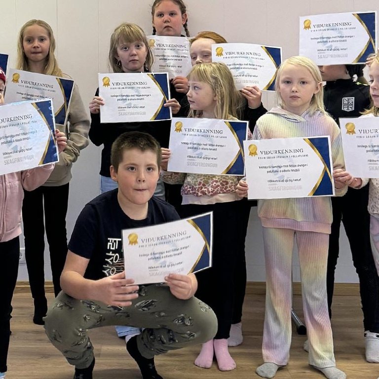 Þessi fengu tilneningar í barnaflokki. Að neðan má sjá myndir af þeim sem voru tilnefnd í unglinga- og ungmennaflokki. MYNDIR: SKAGFIRÐINGUR