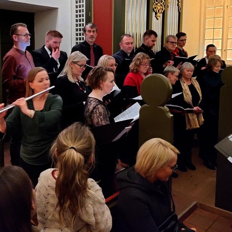 Frá tónleikunum í gætkvöldi. MYND: GUNNAR RÖGNVALDSSON