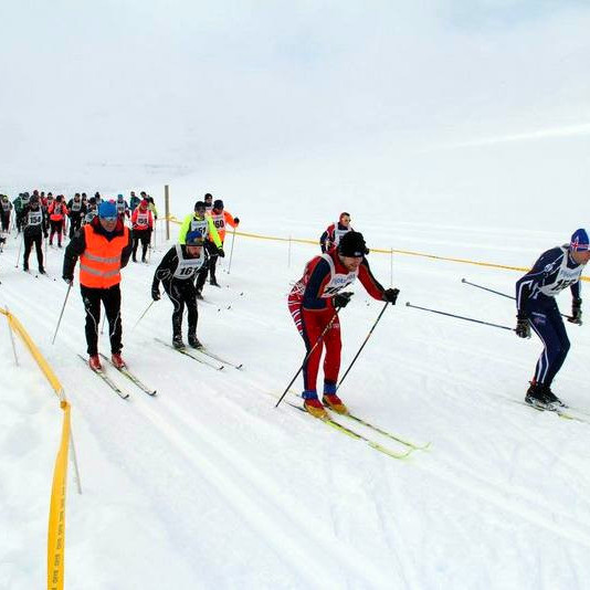 Frá skíðagöngumóti á Lágheiði á síðasta ári. Mynd: Hermann Hermannsson
