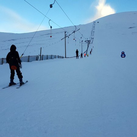 Frá skíðasvæðinu í Tindastóli. Mynd: Facebooksíðan Skíðasvæði Tindastóls.