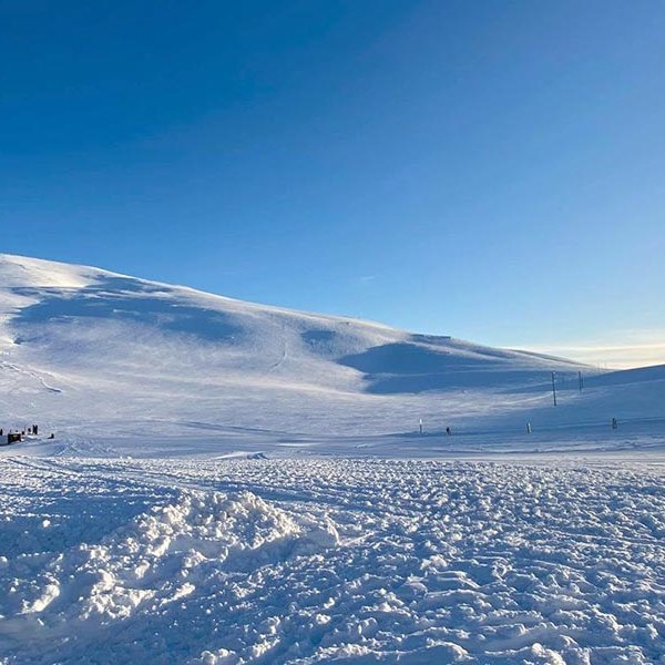 Hvern langar ekki á skíði þegar stemmarinn er svona? MYND AF FB-SÍÐU SKÍÐASVÆÐIS TINDASTÓLS
