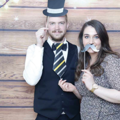 Birkir og Sandra á góðum degi. MYND AÐSEND