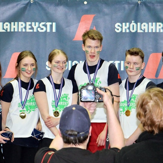 Frækið lið Varmahlíðarskóla. Mynd af myndasíðu Varmahlíðarskóla.