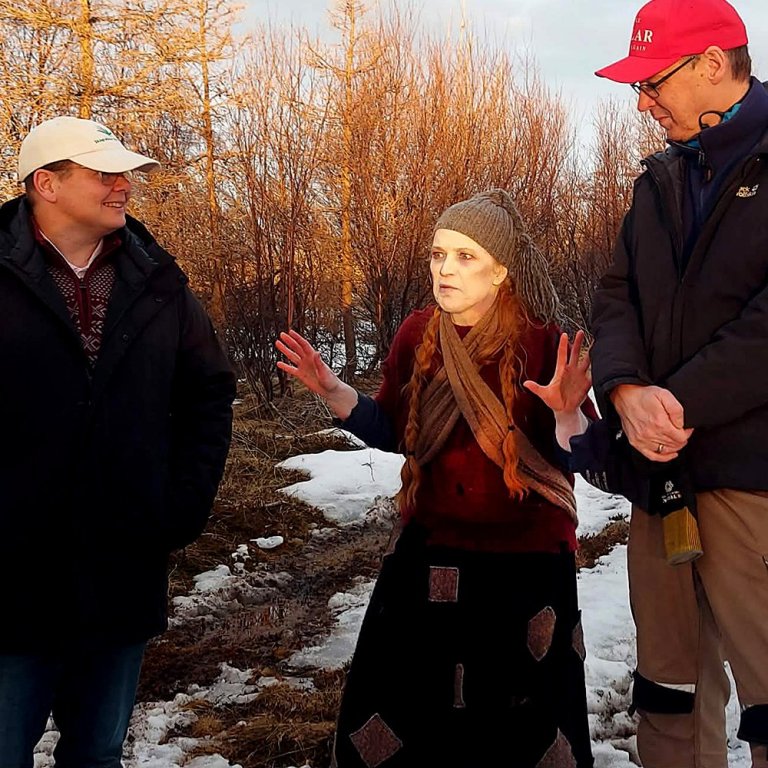 Hringvers-Skotta lætur gamminn geisa. MYNDIR GUÐBRANDUR ÆGIR