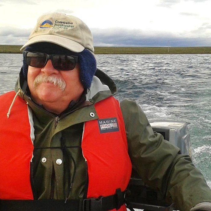 Skúli Skúlason prófessor, og fyrrum rektor Hólaskóla, við rannsóknir. MYND: HÁSKÓLINN Á HÓLUM.