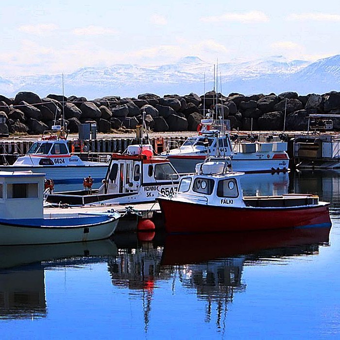 Smábátar í höfninni á Hofsósi. MYND: ÓAB
