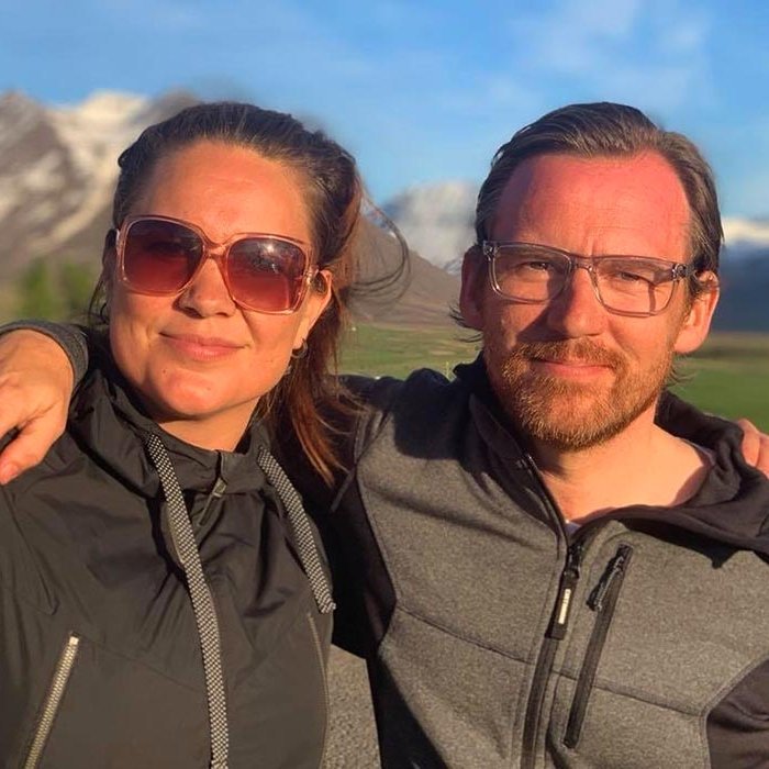 Hledis Sveinsdottir og Hallgrímur Ólafsson þáttastjórnendur.