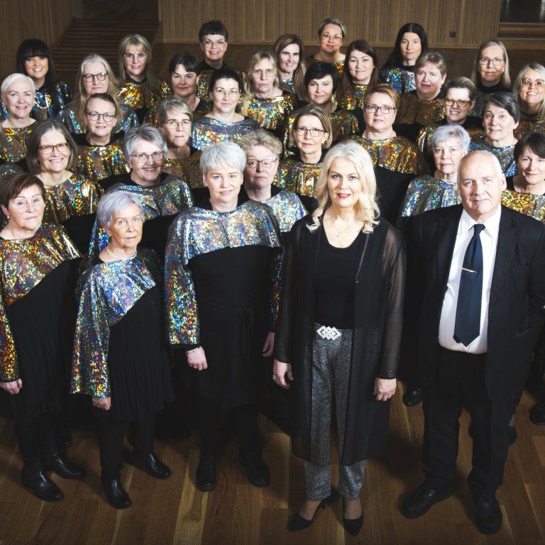 Kvennakórinn Sóldís í sínu fínasta pússi. Mynd:Bríet Guðmundsdóttir