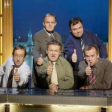 Spaugstofan er í gríni dagsins.