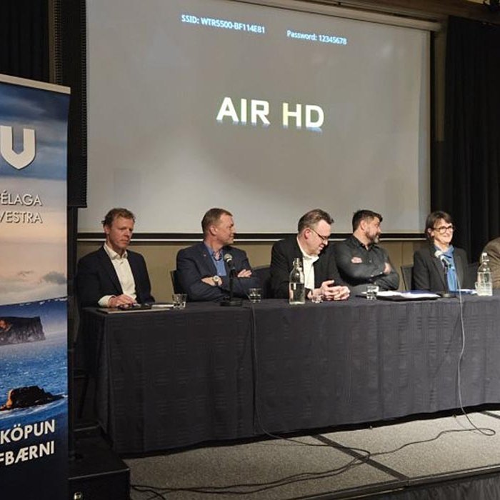 Frá fundinum á Laugarbakka. MYND AF VEF SSNV