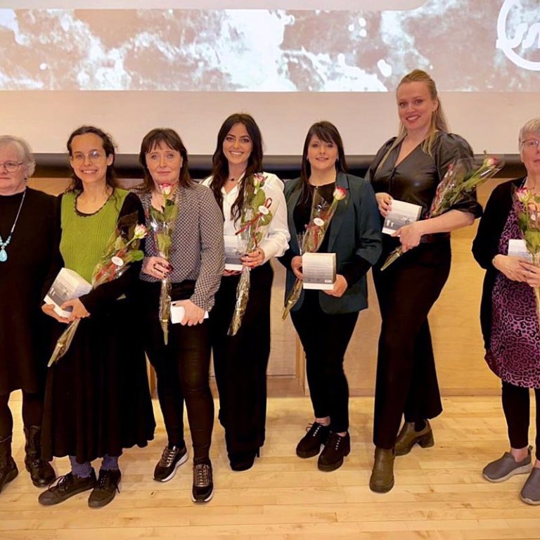 Glæsilegur hópur frumkvöðla sem tóku þátt í Startup Stormi 2024, en gaman er að segja frá því að öll teymin í ár voru leidd af konum. MYND AF SSNV.IS