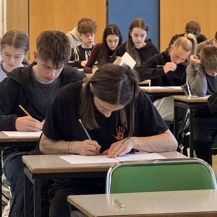 Frá keppninni í Menntaskólanum við Hamrahlíð. AÐSENDAR MYNDIR