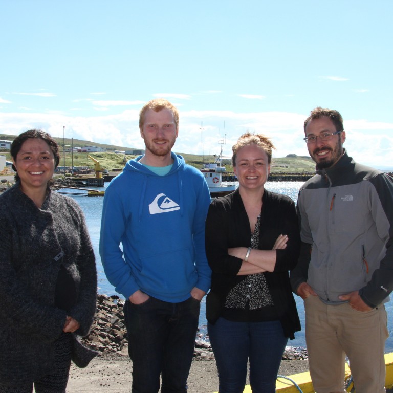 Sandra og sérfræðingarnir/Mynd: BÞ