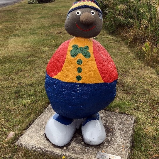 Vermundur frá Veigarstöðum glansandi fínn með nýja húfu. Mynd: hunathing.is