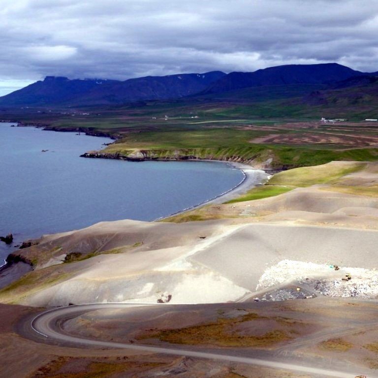 Urðunarsvæðið við Stekkjarvík. Mynd: Stekkjarvik.is