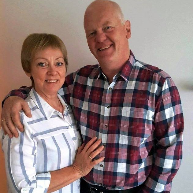 Matgæðingarnir Stína og Villi á Skagaströnd. Mynd úr einkasafni.