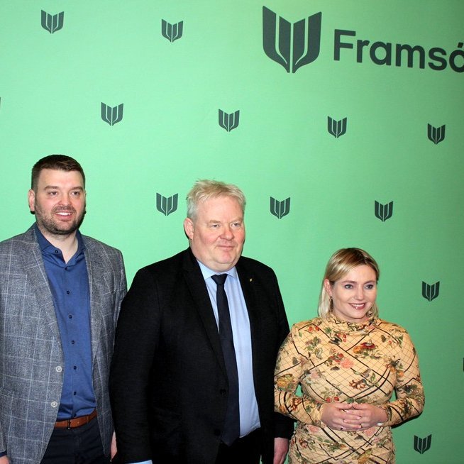 Forystufólk Framsóknar, Ásmundur Einar Daðason, Sigurður Ingi Jóhannsson og Lilja Alfreðsdóttir. Aðsend mynd.