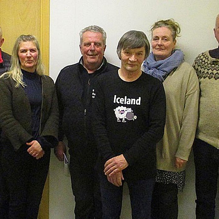 Stjórn kirkjugarðs Blönduóss var endurkjörin á fundinum. MYND AF HÚNA.IS