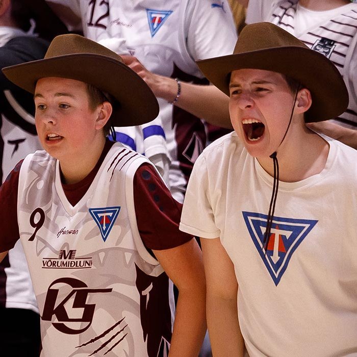 Áfram Tindastóll! MYND: DAVÍÐ MÁR