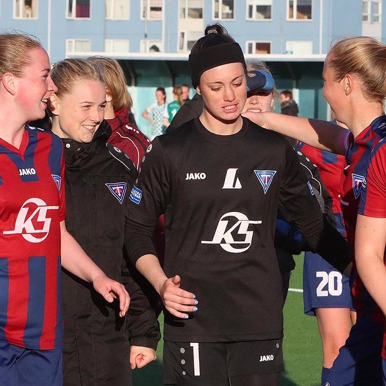 Þessar verða í eldlínunni í kvöld. MYND: ÓAB