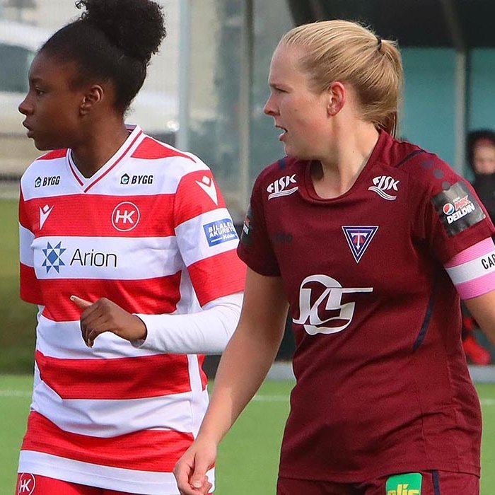 Bryndís Rut er búin að setja tvö mörk í síðustu tveimur leikjum – fyrirliðinn fer fyrir sínu liði. MYND: ÓAB