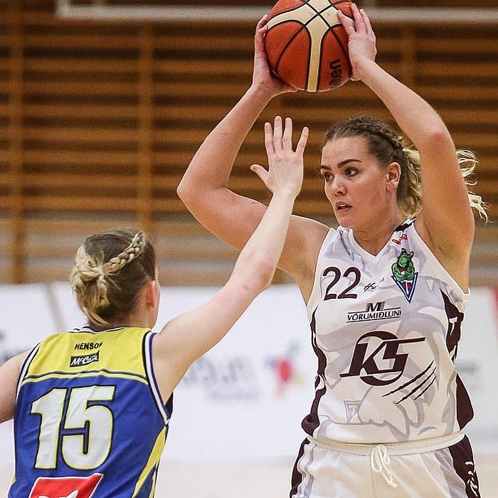 Linda Þórdís átti ágætan leik með Stólastúlkum. MYND: HJALTI ÁRNA