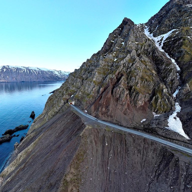 Siglufjarðarvegur. MYND: HALLDÓR GUNNAR HÁLFDANSSON