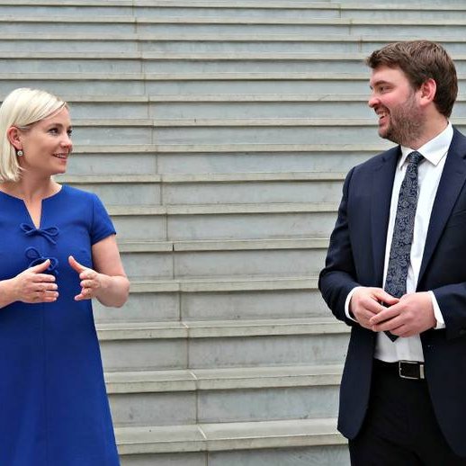 Lilja Alfreðsdóttir, mennta- og menningarmálaráðherra og Ásmundur Einar Daðason, félags-og barnamálaráðherra. Mynd af stjornarradid.is.