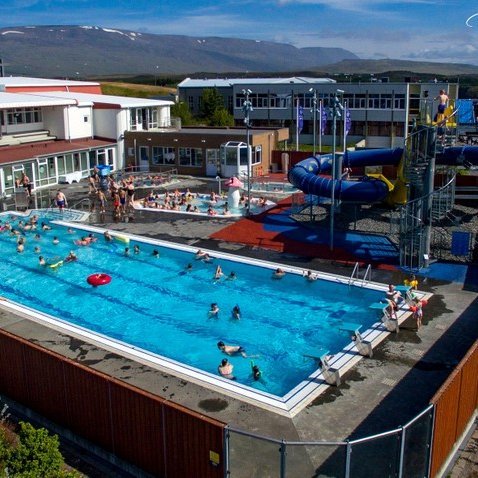 Sundlaugin á Blönduósi. Mynd: Róbert Daníel Jónsson.