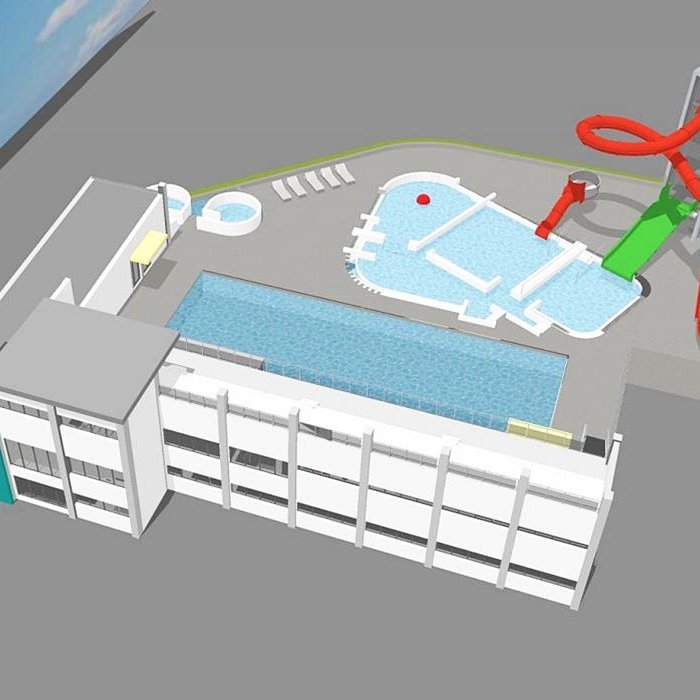 Það stefnir í gott rennsli í Sundlaug Sauðárkróks. MYND AF SKAGAFJÖRÐUR.IS