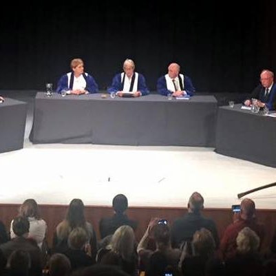 Frá sýndarréttarhöldunum á Hvammstanga í september 2017. Mynd:Vigdís Hauksdóttir.