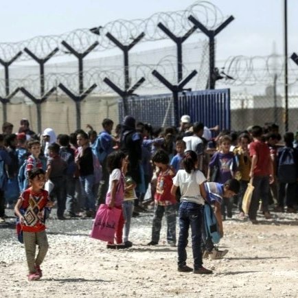 Sýrlensk börn á flótta. Mynd: barnaheill.is