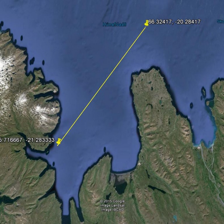 Víðförull rauðmagi með rafeindamerki