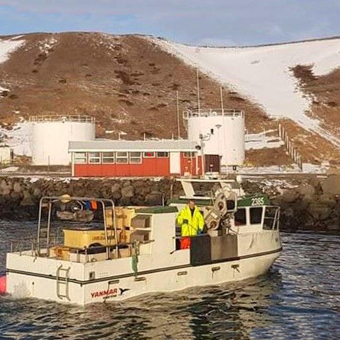Steini G SK kemur til hafnar með tæp 6 tonn. MYND FRÁ ÞORVALDA