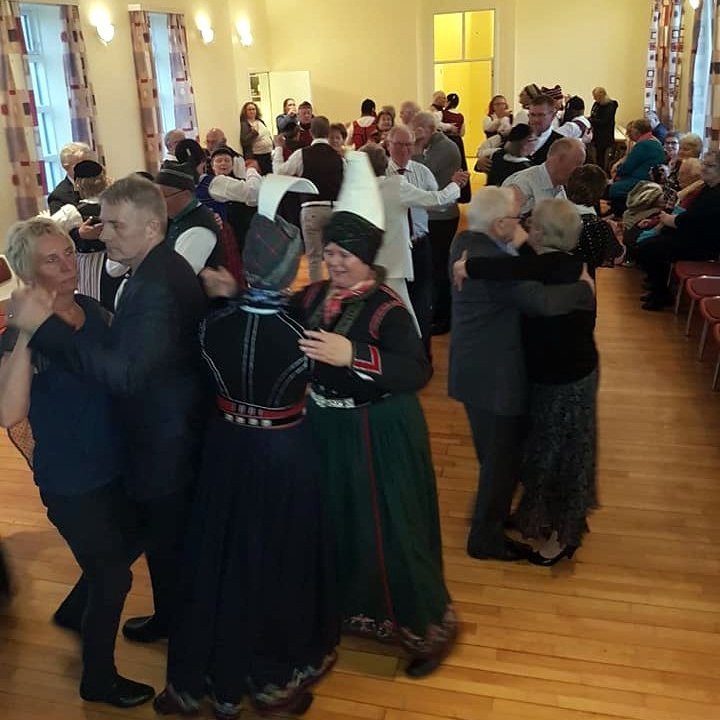Tekið á því í dansinum. Mynd:Birna Jónsdóttir