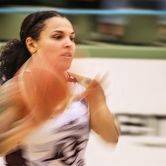 Tess á fullu!  MYND: HJALTI ÁRNA