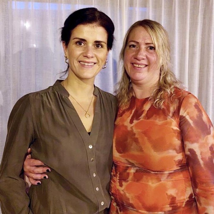 Þórdís Kolbrún utanríkisráðherra og Sigríður formaður kjördæmisráðs. MYND: XD.IS