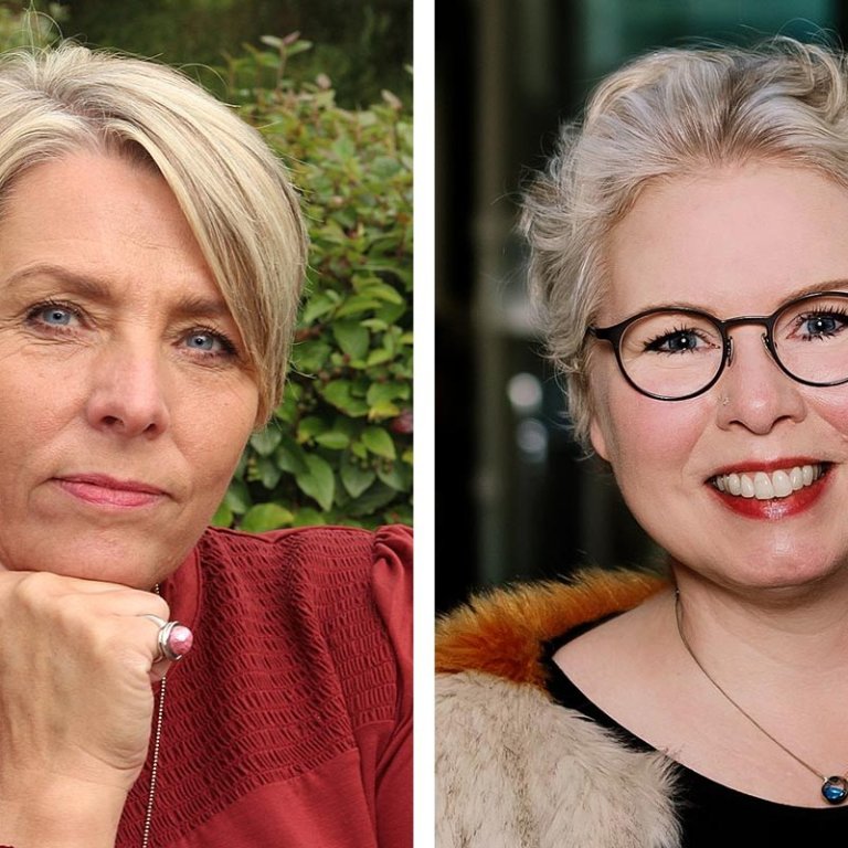 Þuríður Harpa og Harpa Cilia. MYNDIR AF FB