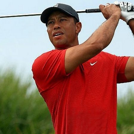 Tiger Woods á golfmóti í Skotlandi. Mynd: Kristján Bjarni Halldórsson.