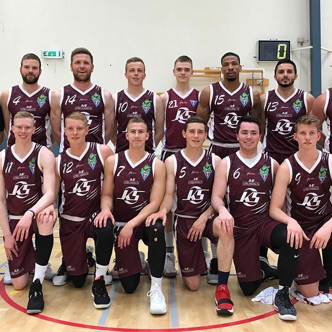 Lið Tindastóls í leiknum í gær. MYND: KÖRFUKNATTLEIKSDEILD TINDASTÓLS