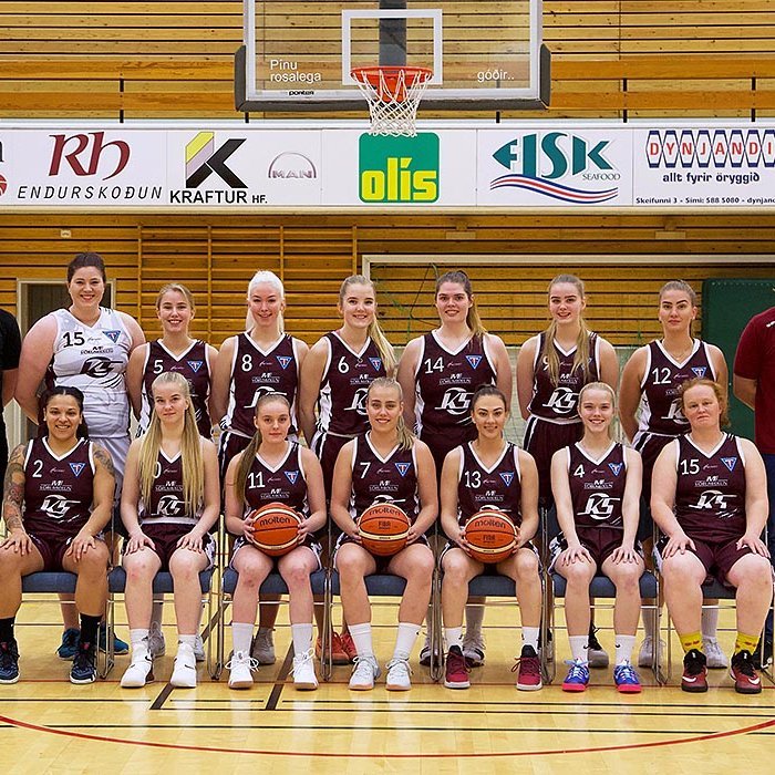 Kvennalið Tindastóls.  MYND: GUNNHILDUR GÍSLA