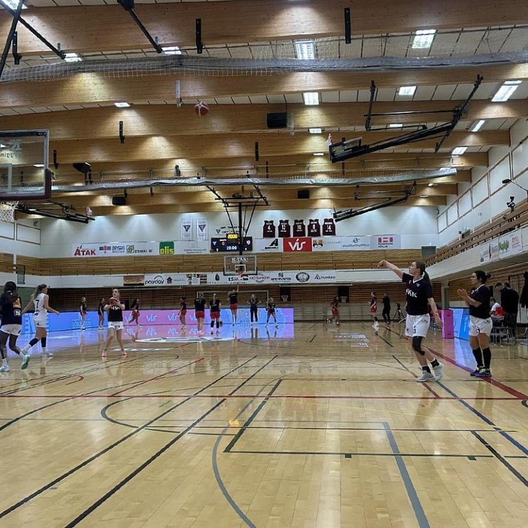 Frá upphitun fyrir leik. MYND AF SÍÐU TINDASTÓLS