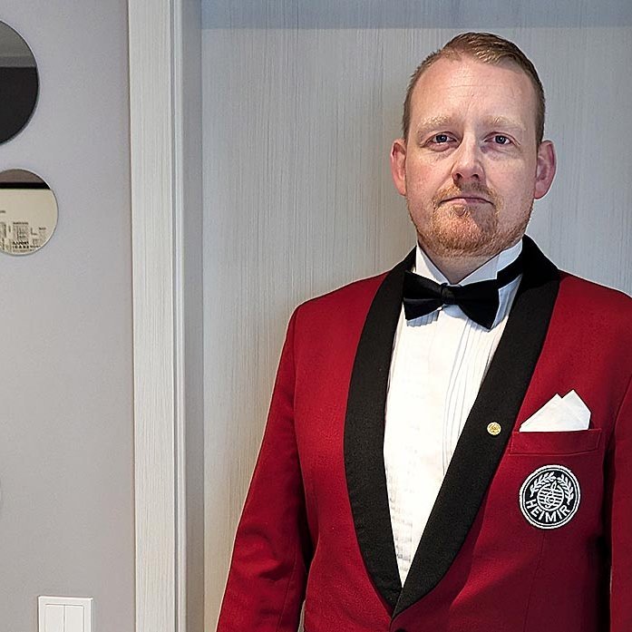 Eyþór Fannar mættur í sönggallann. MYND AÐSEND