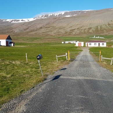 Neðri-Harrastaðir í Skagabyggð. Mynd: PF.